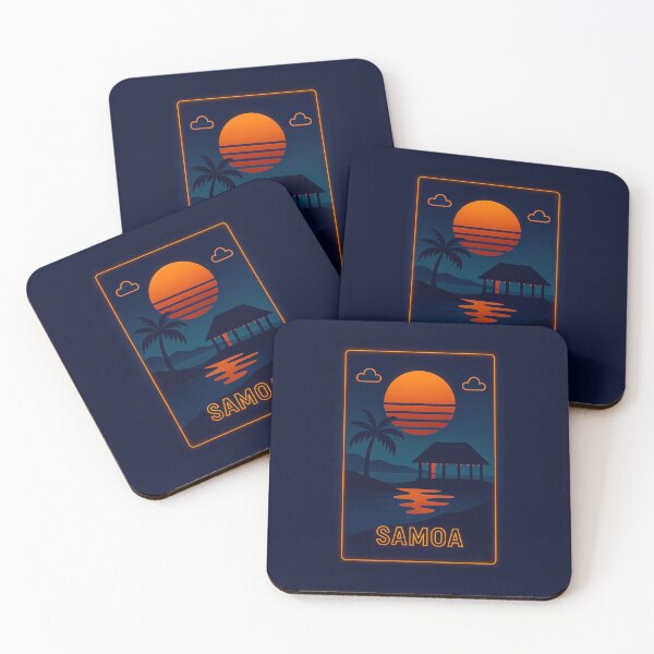 Item preview, Viajes de neón a Samoa designed and sold by Thistle-TShop.