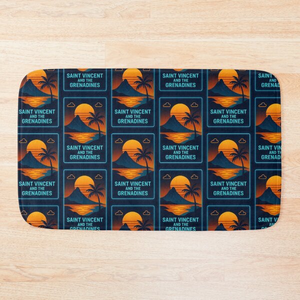 Item preview, Saint Vincent and the Grenadines Neon Travel designed and sold by Thistle-TShop.