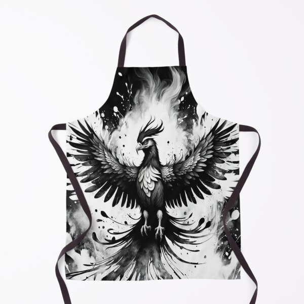 Item preview, Black and White Phoenix designed and sold by FrenchRomani.