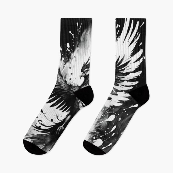 Item preview, Black and White Phoenix designed and sold by FrenchRomani.