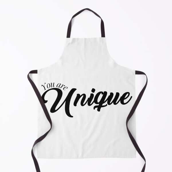 Item preview, You are unique, Motivational Quote, simple black word designed and sold by BlareBlare.