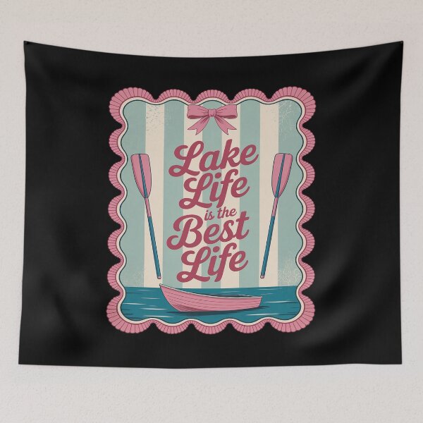 Item preview, Lake Life Is The Best Life Paddles Serenity designed and sold by HORIZBoutique.
