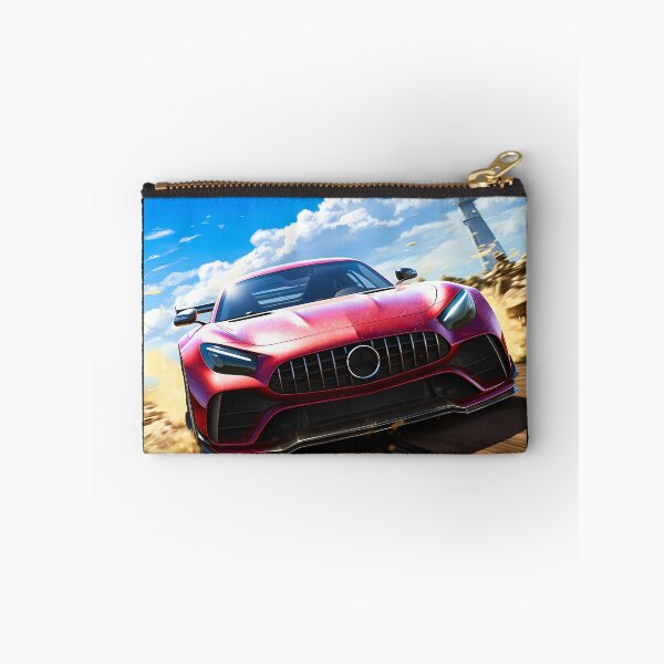 Item preview,  Sports Coupe Charging Through Sandy Curve Blue Sky Horizon designed and sold by RevUpDesign.