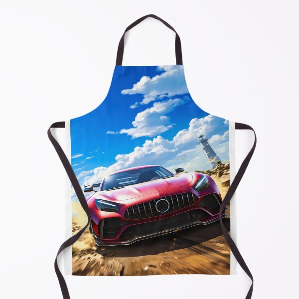 Item preview,  Sports Coupe Charging Through Sandy Curve Blue Sky Horizon designed and sold by RevUpDesign.