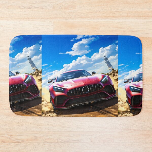 Item preview,  Sports Coupe Charging Through Sandy Curve Blue Sky Horizon designed and sold by RevUpDesign.