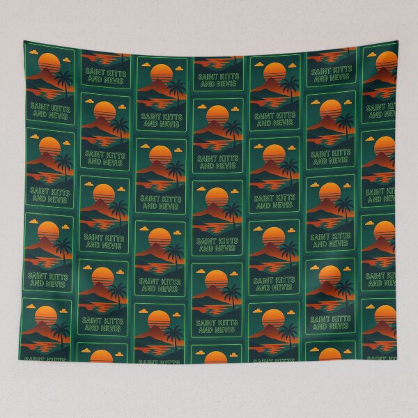 Item preview, Saint Kitts and Nevis Neon Travel designed and sold by Thistle-TShop.