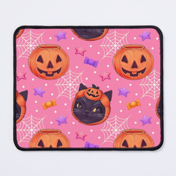 Item preview, Witchy Kitschy Kitties - Pink designed and sold by Peachtreebones Illustration.