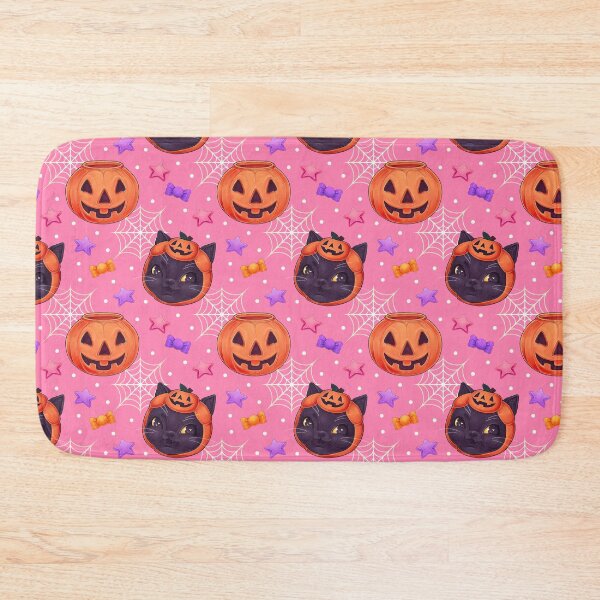 Item preview, Witchy Kitschy Kitties - Pink designed and sold by Peachtreebones Illustration.