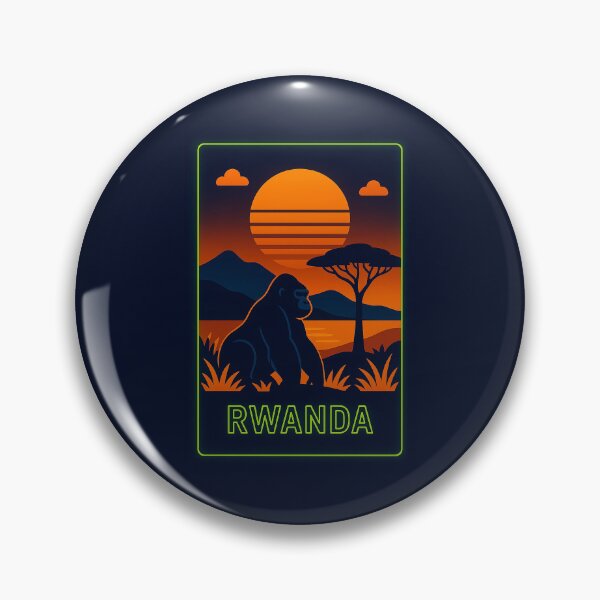 Item preview, Rwanda Neon Travel designed and sold by Thistle-TShop.
