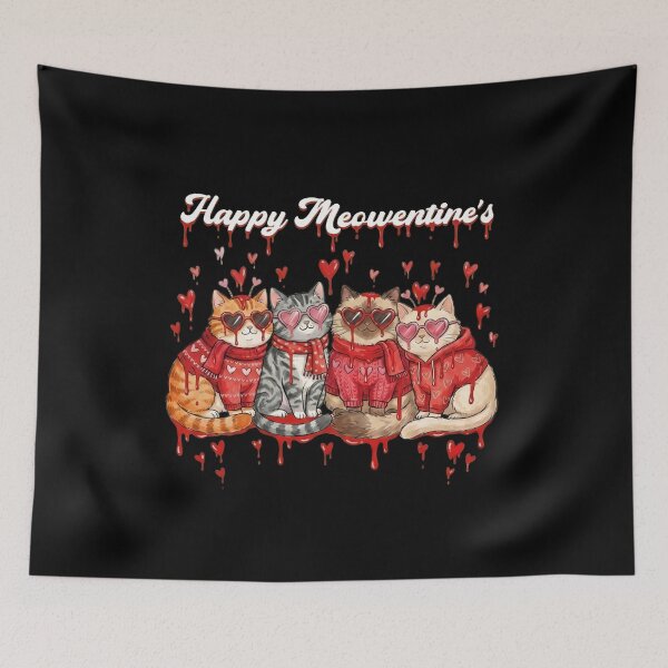 Item preview, Happy Meowentine’s Day Cute Cat Shirt designed and sold by LashondaGreen89.