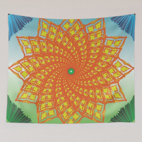 Item preview, Radiant Inner Power Mandala designed and sold by OIL Pattern Design .