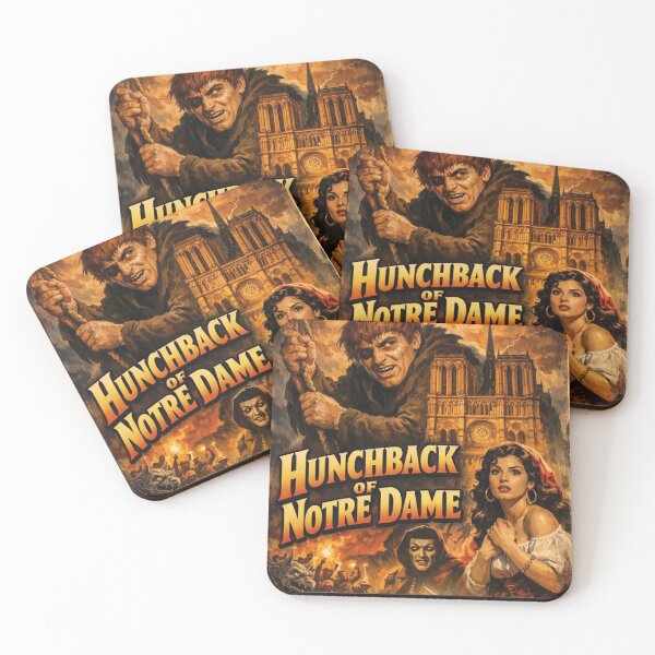 Item preview, Hunchback of Notre Dame – Epic Retro Movie Poster designed and sold by Mauswohn.