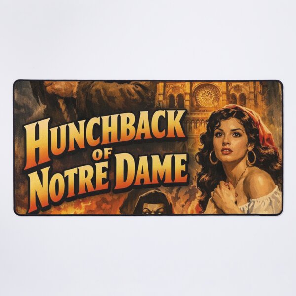 Item preview, Hunchback of Notre Dame – Epic Retro Movie Poster designed and sold by Mauswohn.