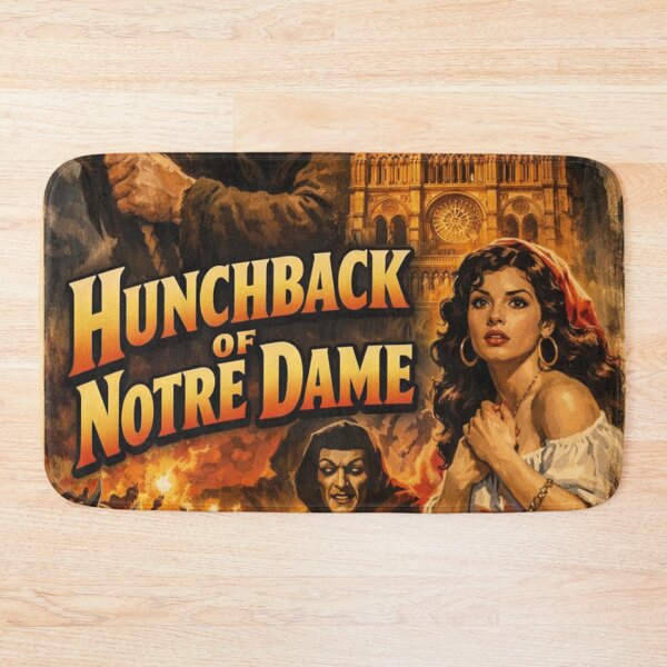 Item preview, Hunchback of Notre Dame – Epic Retro Movie Poster designed and sold by Mauswohn.