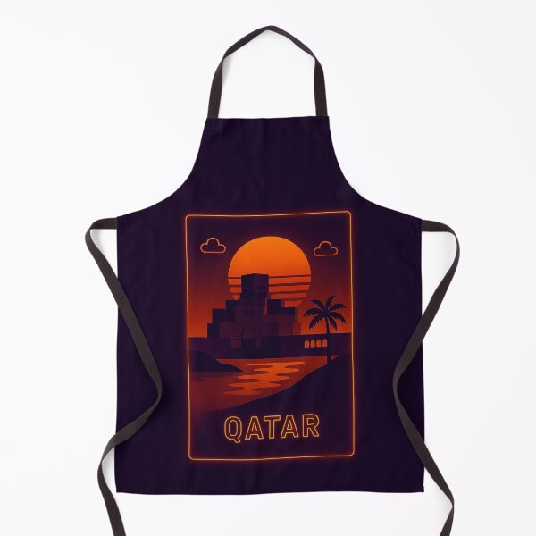 Item preview, Qatar Neon Travel designed and sold by Thistle-TShop.