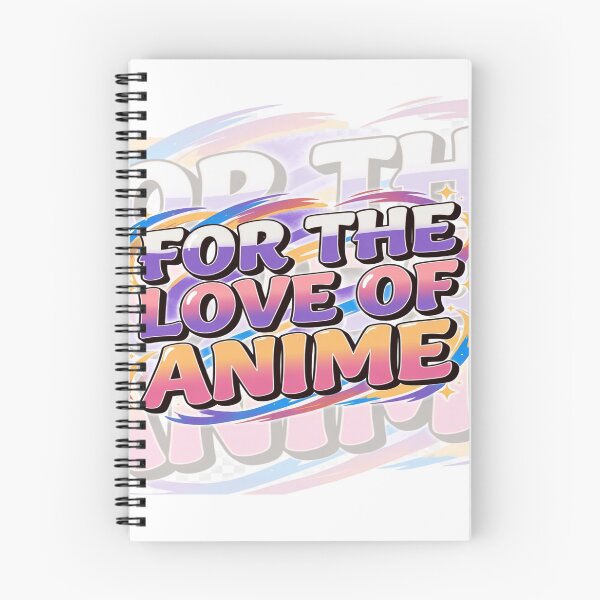 Item preview, For the Love of Anime – Colorful Otaku Typography Design designed and sold by Sushikidsntoddlers.