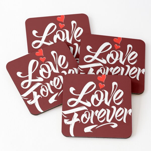 Item preview, Love Forever Hand Lettered Typography Art designed and sold by VikArtStudio.