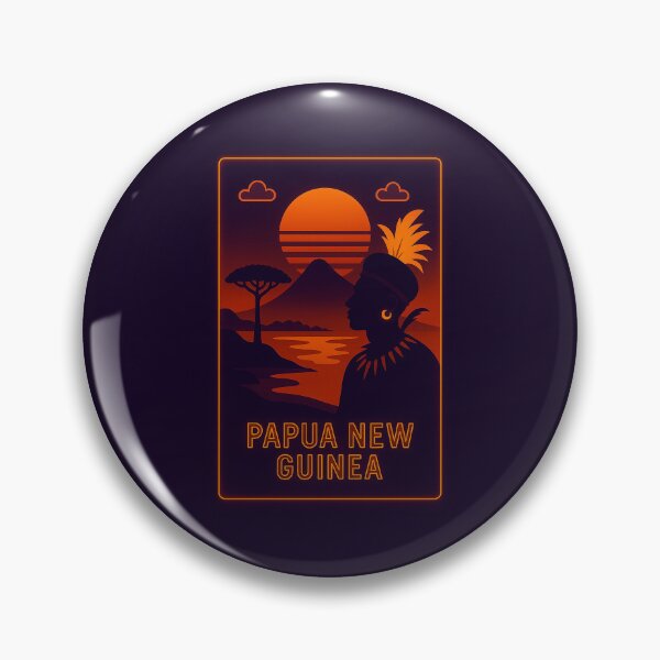 Item preview, Papua New Guinea Neon Travel designed and sold by Thistle-TShop.