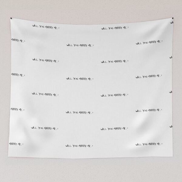 Item preview, Copy of WILL YOU MARRY ME? Typography Design designed and sold by Swati's Digital Den.