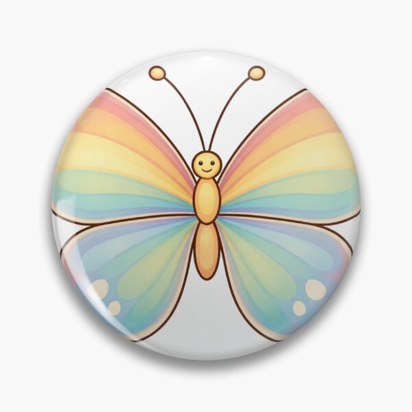 Item preview, Smiling colorful butterfly designed and sold by Johnsmagic.