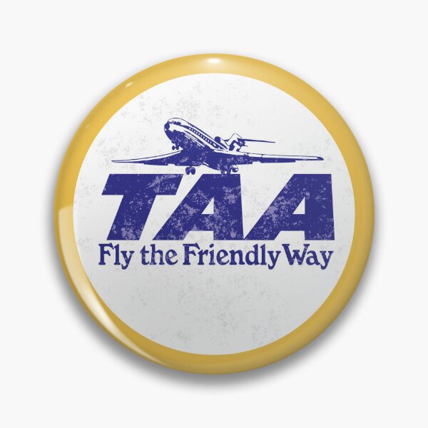 Item preview, TAA Fly the Friendly Way! (Distressed Look) designed and sold by Wonderbouy.
