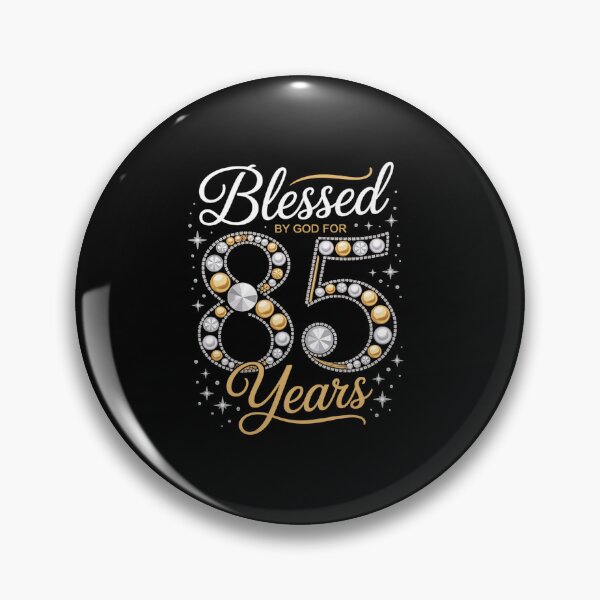 Item preview, Blessed By God For 85 Years Old 85th Birthday Party designed and sold by repconomArt.