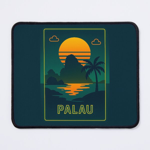 Item preview, Palau Neon Travel designed and sold by Thistle-TShop.