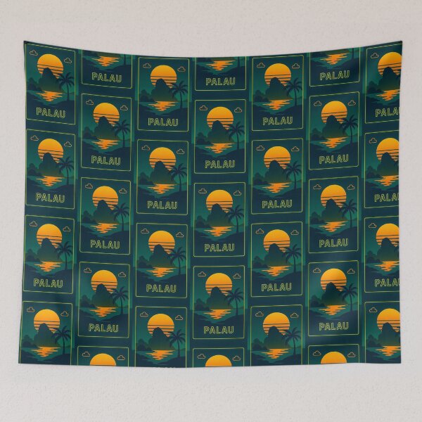 Item preview, Palau Neon Travel designed and sold by Thistle-TShop.