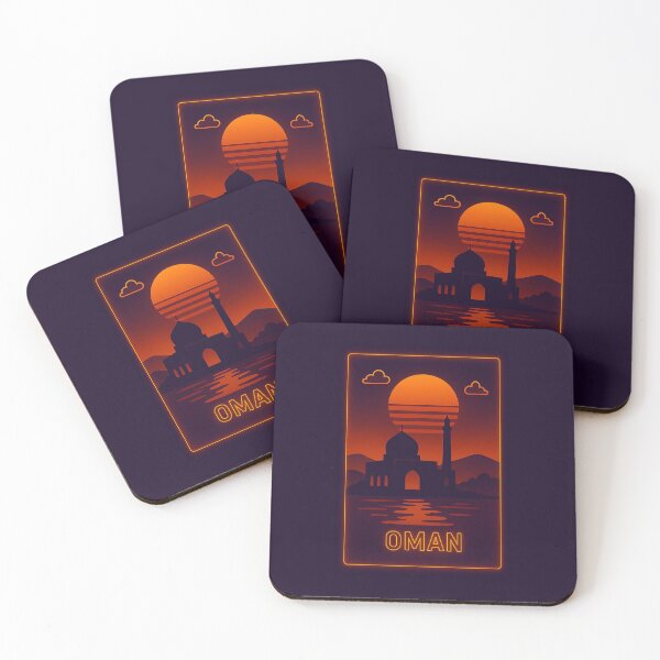 Item preview, Oman Neon Travel designed and sold by Thistle-TShop.