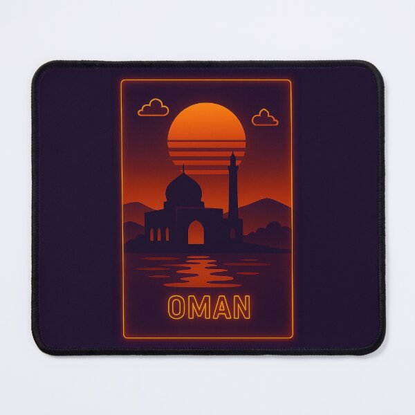 Item preview, Oman Neon Travel designed and sold by Thistle-TShop.