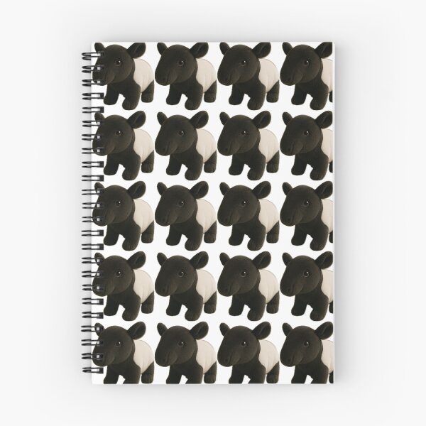 Item preview, Malayan Tapir Plush Toy Digital Art Malaysian Asia Jungle Animal designed and sold by Tapir-Design.