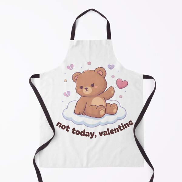 Item preview, Not Today, Valentine designed and sold by PlainHive.