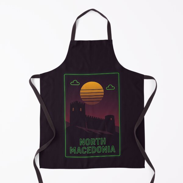 Item preview, North Macedonia Neon Travel designed and sold by Thistle-TShop.