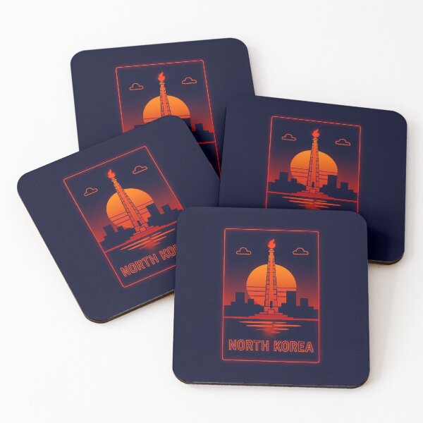 Item preview, North Korea Neon Travel designed and sold by Thistle-TShop.