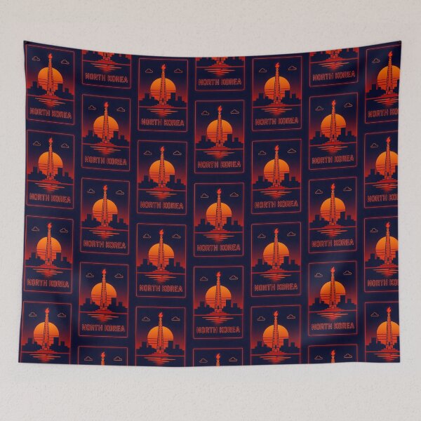 Item preview, North Korea Neon Travel designed and sold by Thistle-TShop.