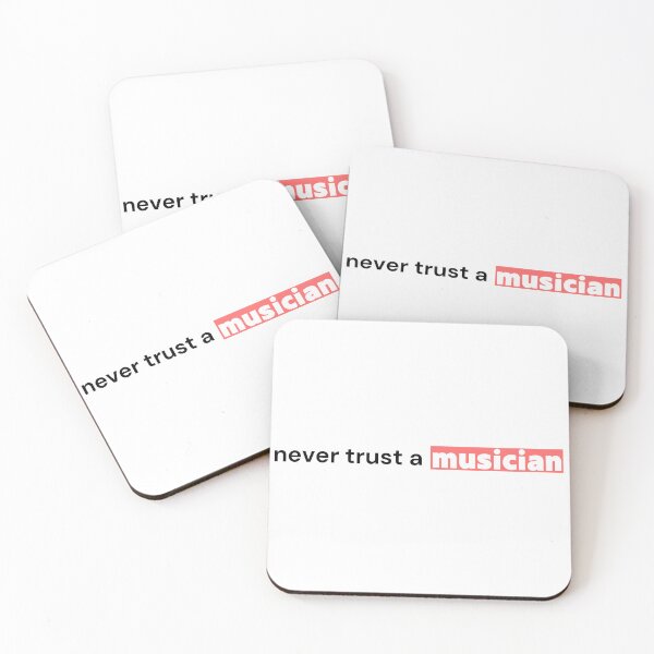 Item preview, Never Trust a Musician Shirt — Music Stereotype Humor Tee designed and sold by OrikuStudio.