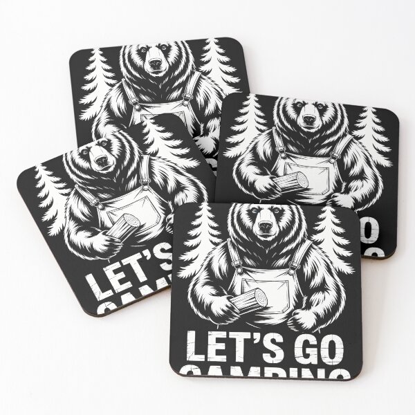 Item preview, Camping Funny Bear Saying designed and sold by vavatamenmeld.
