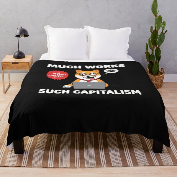 Item preview, Doge Corporate Slave Meme T-Shirt - Much Works Such Capitalism designed and sold by AdyKurniawan.