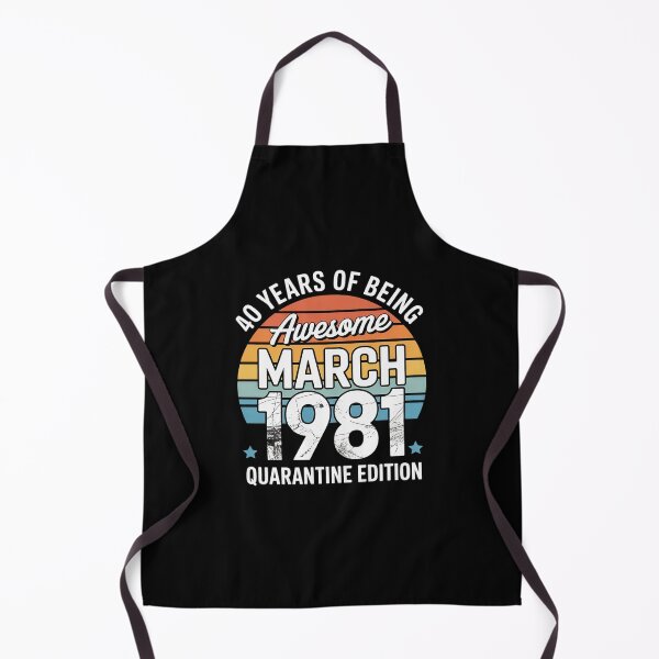 Item preview, Born March 1981 40th Quarantine Bithday Gift Made in 1981 designed and sold by repconomArt.