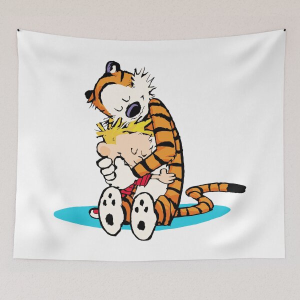 Item preview, Calvin and Hobbes Hugging designed and sold by Nikita Abakumov.
