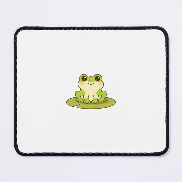 Item preview, Friendly smiling little frog on a water lily designed and sold by Johnsmagic.