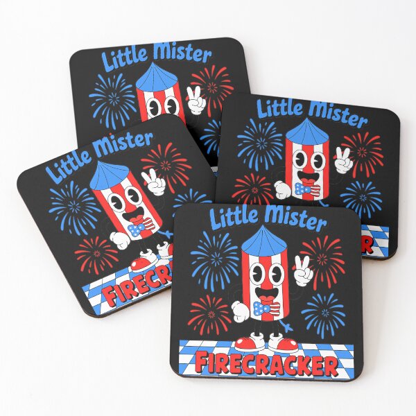 Item preview, Groovy Little Mister Firecracker USA Flag 4th Of July designed and sold by CottonCandyPrin.