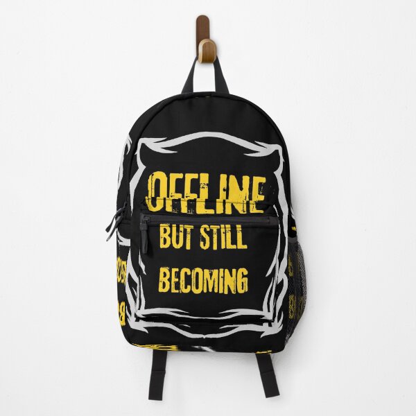 Item preview, Offline but Still Becoming – Quiet Growth Minimal Quote Design designed and sold by Innovate Light Art.