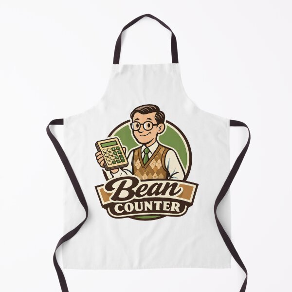 Item preview, Bean Counter Accountant - Vintage Retro Design designed and sold by VintageImageInc.