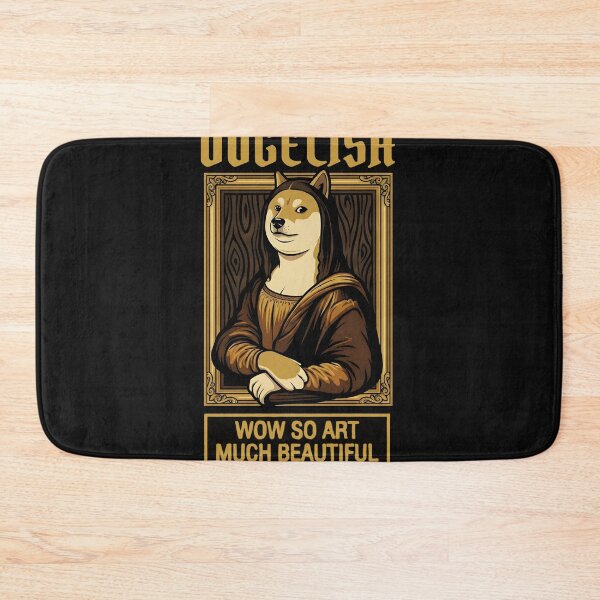 Item preview, Dogelisa Meme Poster - Funny Doge Mona Lisa Renaissance Art Parody designed and sold by AdyKurniawan.