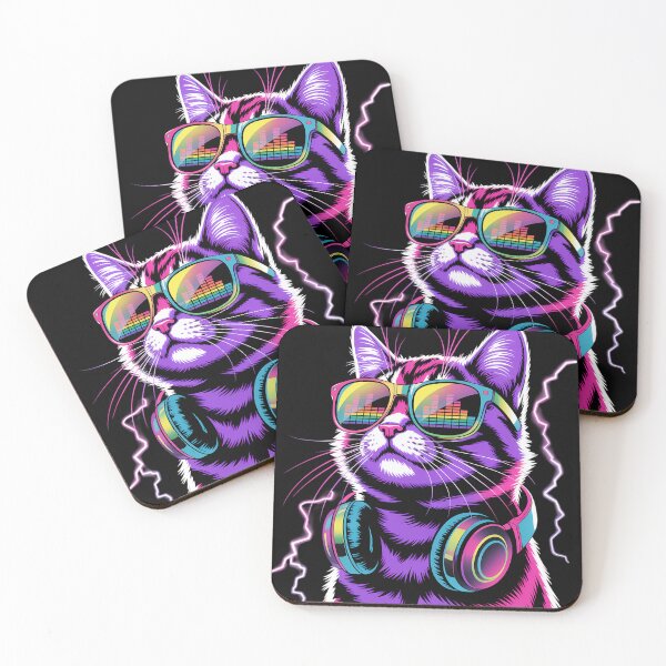 Item preview, Cat EDM Music Lovers Disco Party designed and sold by saresublete.
