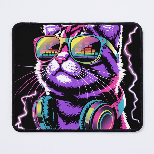 Item preview, Cat EDM Music Lovers Disco Party designed and sold by saresublete.