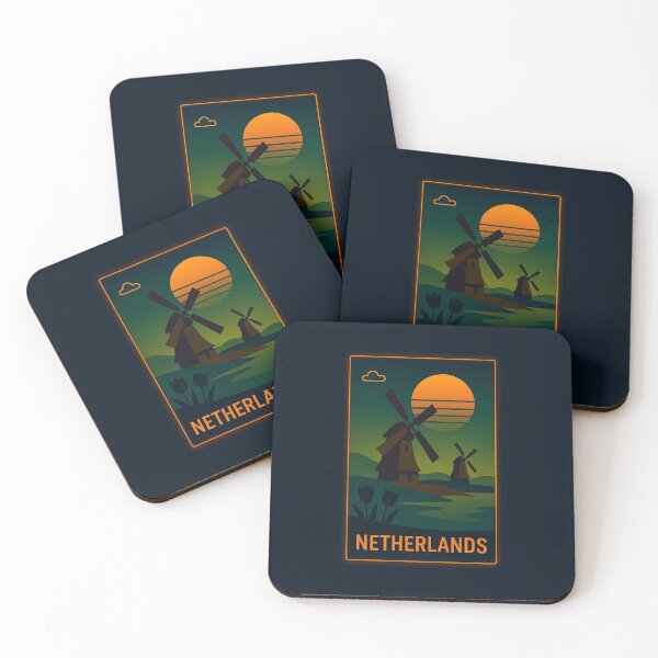 Item preview, Netherlands Neon Travel designed and sold by Thistle-TShop.