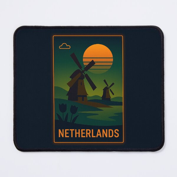 Item preview, Netherlands Neon Travel designed and sold by Thistle-TShop.