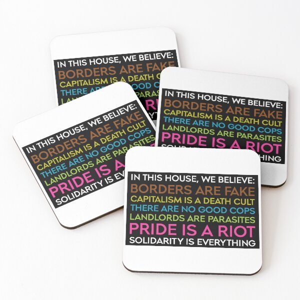Item preview, In This House We Believe -- Leftist designed and sold by Balerion6.